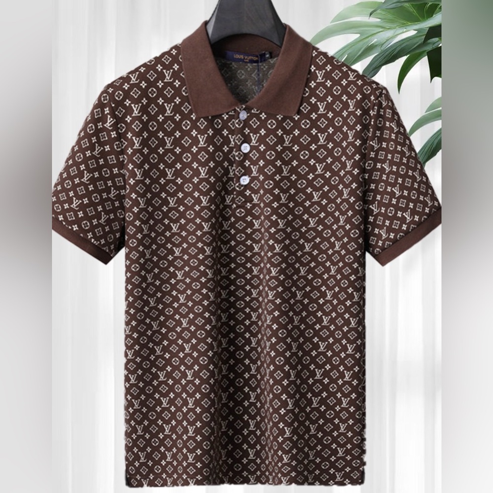 Louis Vuitton Chocolate Brown Monogram Polo - Picture 2 of 2